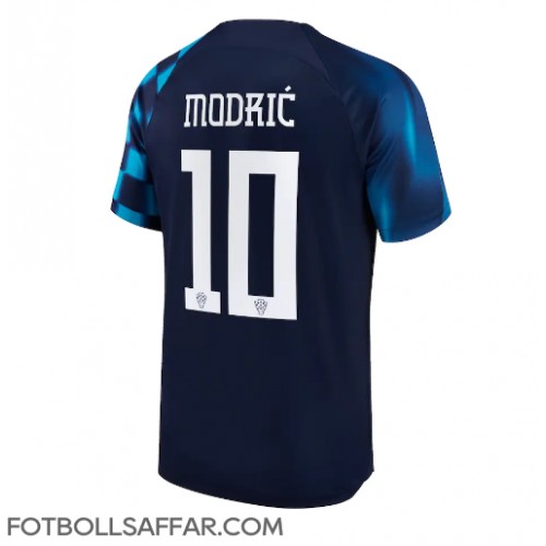 Kroatien Luka Modric #10 Bortatröja VM 2022 Kortärmad